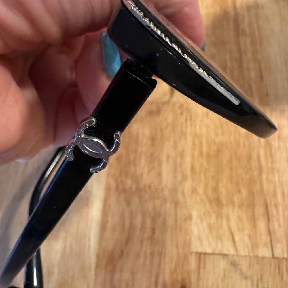 Chanel Black Cat-Eye Oversized prescription Glasses for frames AS IS - Picture 6 of 8